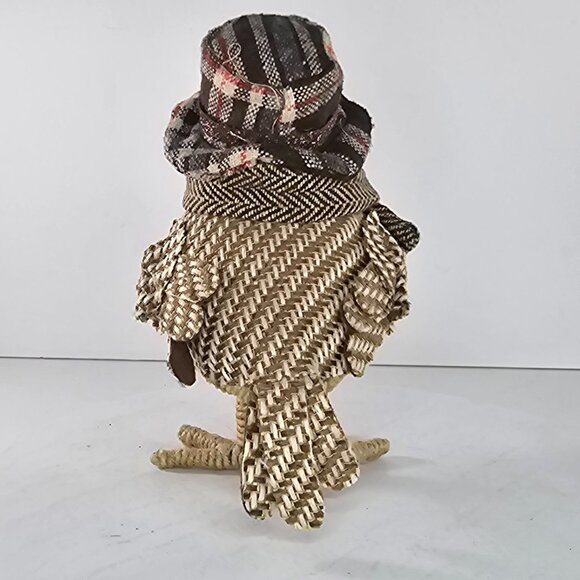 Target 2016 Bird Plaid Top Hat Harvest Fall Tweed Bird Autumn Copper - Picture 8 of 8